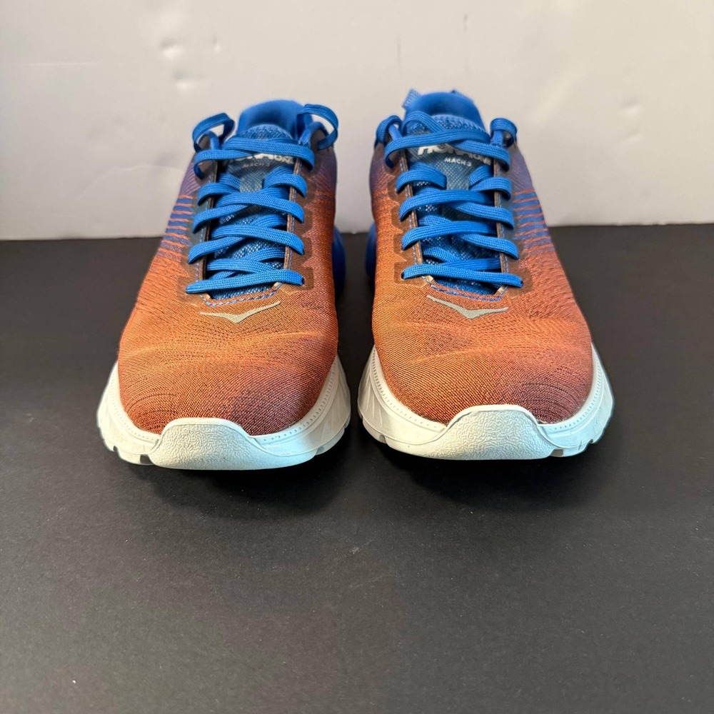 Hoka One One Mach 3 Mens 8.5 Running Shoes Orange Blue 1106479 PROFLY Sneakers - Picture 15 of 16